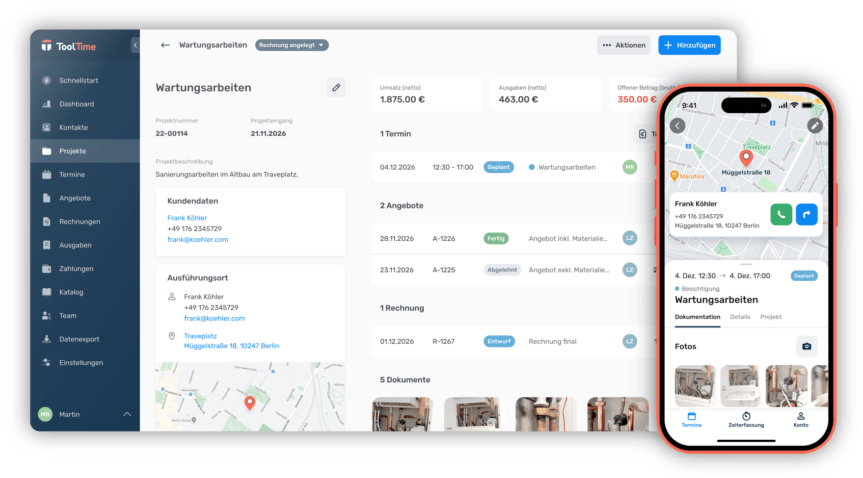 ToolTime Desktop Mobile